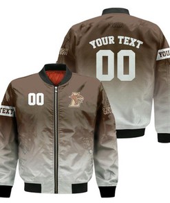 Lehigh Mountain Hawks Fadded Bomber Jacket - NCAA