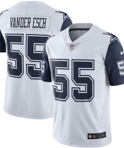 Leighton Vander Esch 55 Dallas Cowboys Color Rush Vapor Limited Jersey - White
