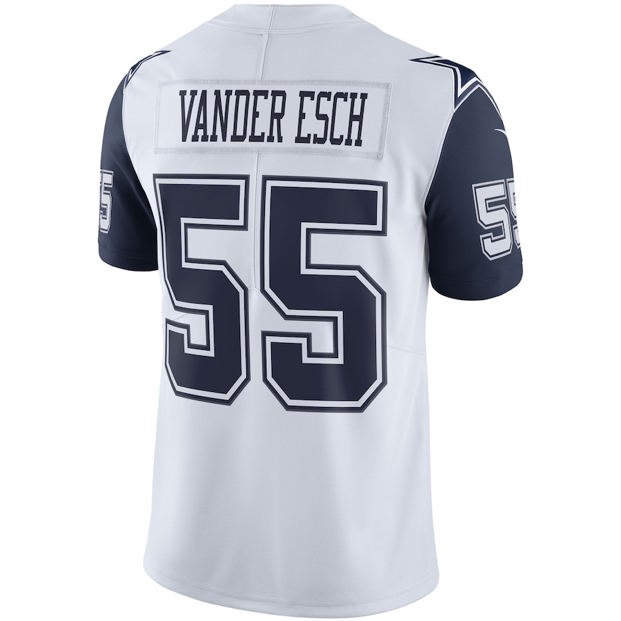 Leighton Vander Esch 55 Dallas Cowboys Color Rush Vapor Limited Jersey - White