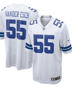 Leighton Vander Esch 55 Dallas Cowboys Team Game Jersey - White