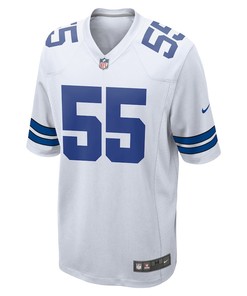 Leighton Vander Esch 55 Dallas Cowboys Team Game Jersey - White