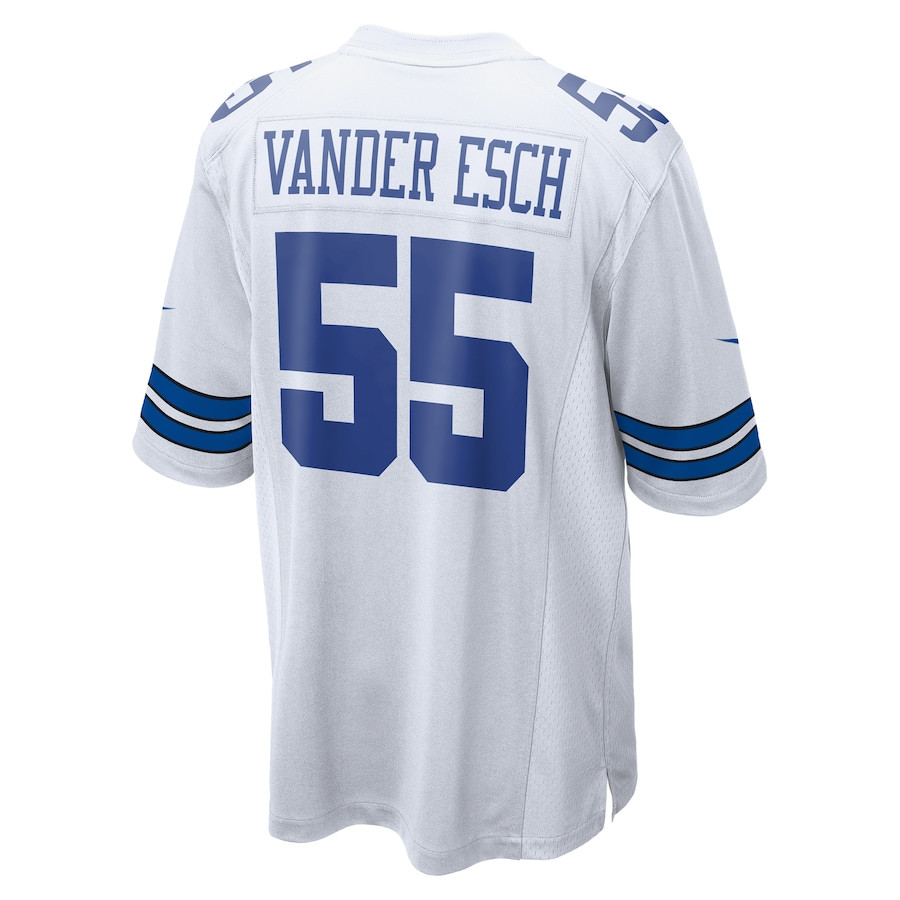 Leighton Vander Esch 55 Dallas Cowboys Team Game Jersey - White