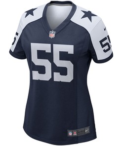 Leighton Vander Esch 55 Dallas Cowboys Women's Alternate Game Team Jersey - Navy