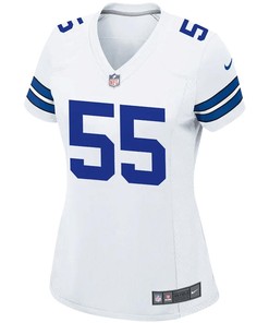 Leighton Vander Esch 55 Dallas Cowboys Women's Game Jersey - White