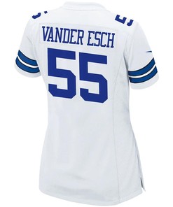 Leighton Vander Esch 55 Dallas Cowboys Women's Game Jersey - White