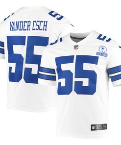 Leighton Vander Esch Dallas Cowboys 60th Anniversary Limited Jersey - White Nfl