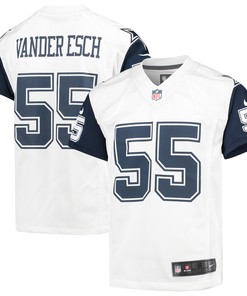 Leighton Vander Esch Dallas Cowboys Color Rush Game Jersey - White Nfl