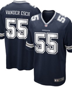 Leighton Vander Esch Dallas Cowboys Game Player Jersey - Navy