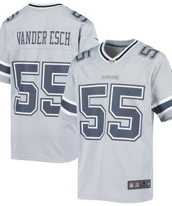 Leighton Vander Esch Dallas Cowboys Inverted Game Jersey - Gray Nfl