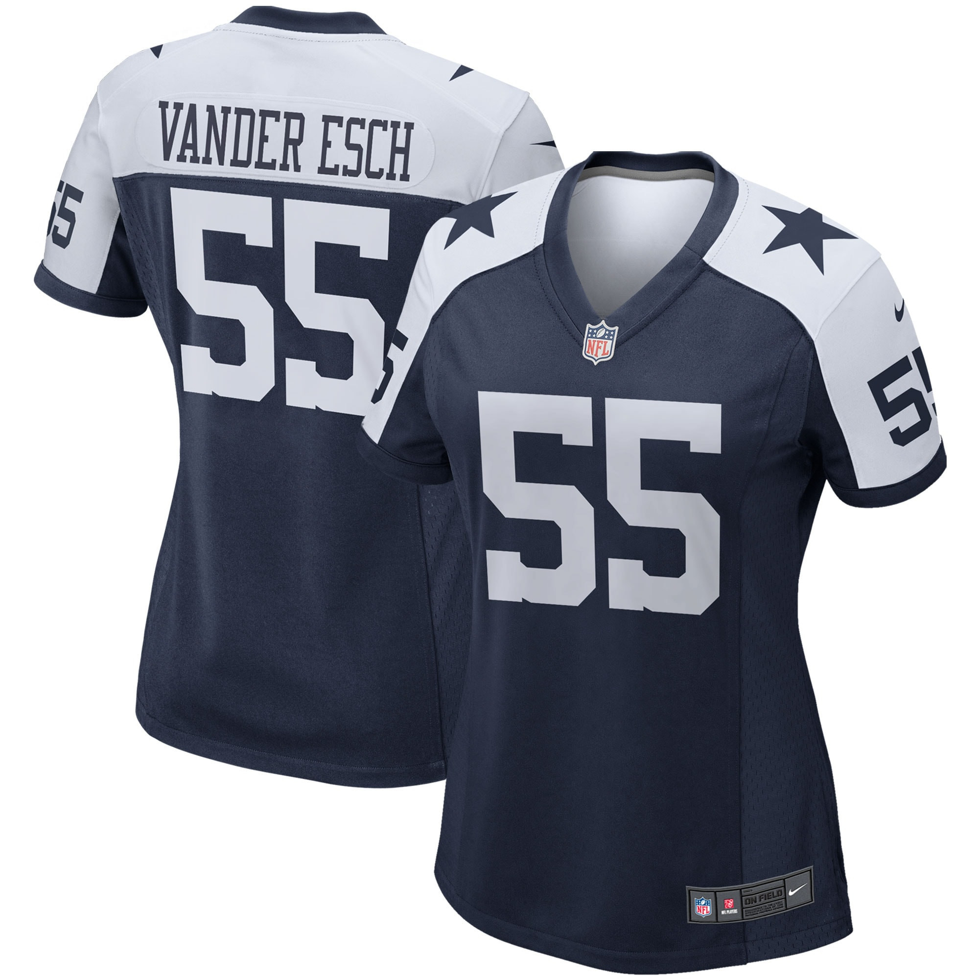 Leighton Vander Esch Dallas Cowboys Womens Alternate Game Team Jersey - Navy Nfl