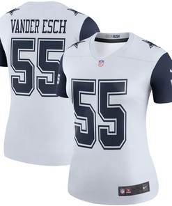 Leighton Vander Esch Dallas Cowboys Womens Color Rush Legend Player Jersey - White Nfl