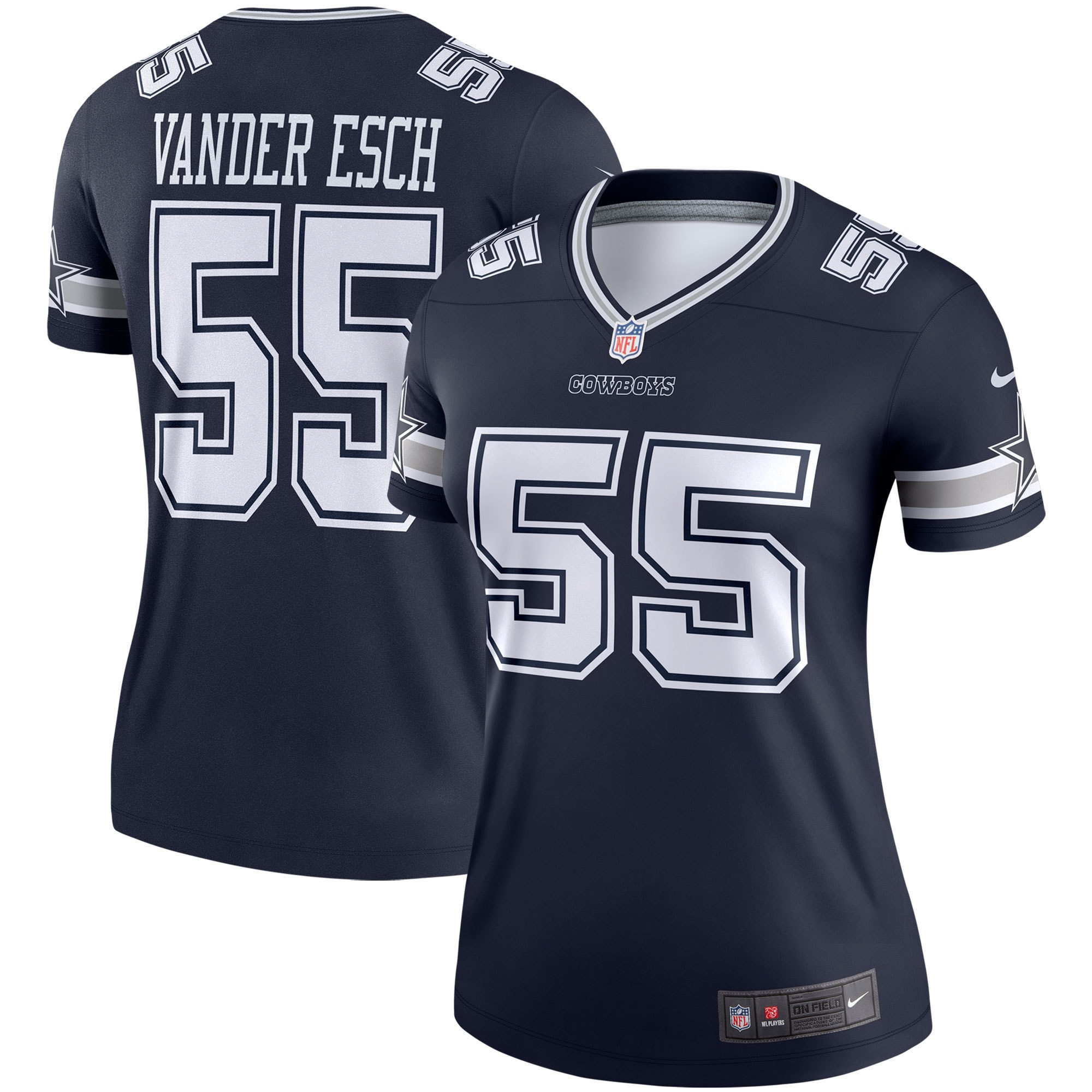 Leighton Vander Esch Dallas Cowboys Womens Legend Player Jersey Navy Nfl
