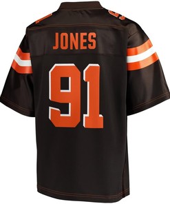 Lenny Jones Cleveland Browns Nfl Pro Line Youth Player Jersey - Brown