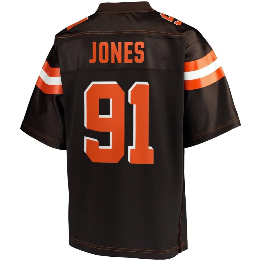 Lenny Jones Cleveland Browns Nfl Pro Line Youth Player Jersey - Brown