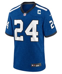 Lenny Moore 24 Indianapolis Colts Indiana Nights Alternate Game Men Jersey - Royal