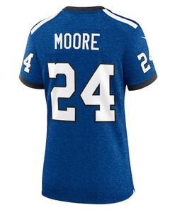 Lenny Moore 24 Indianapolis Colts Indiana Nights Alternate Game Women Jersey - Royal