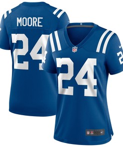 Lenny Moore Indianapolis Colts Womens Game Retired Player Jersey - Royal Nfl