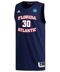 Leo Beath 30 FAU Owls 2023 March Madness Basketball Men Jersey- Navy