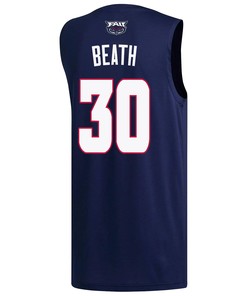 Leo Beath 30 FAU Owls 2023 March Madness Basketball Men Jersey- Navy