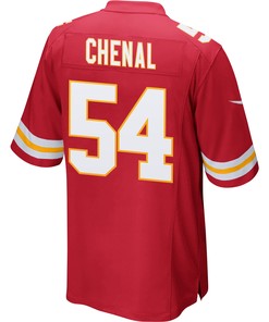 Leo Chenal 54 Kansas City Chiefs Super Bowl LVII Champions 3 Stars Men Game Jersey - Red