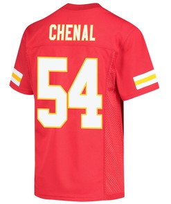 Leo Chenal 54 Kansas City Chiefs Super Bowl LVII Champions 3 Stars Youth Game Jersey - Red