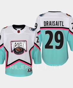 Leon Draisaitl 29 Edmonton Oilers 2023 All-Star Western White