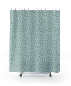 Leopard Print Animal Print Shower Curtain for Elegant Bathroom Decor