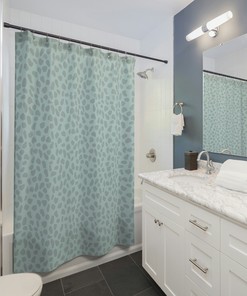 Leopard Print Animal Print Shower Curtain for Elegant Bathroom Decor