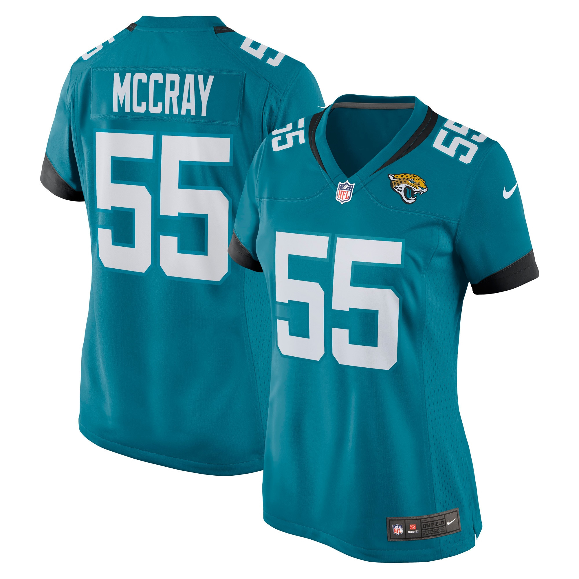Lerentee Mccray Jacksonville Jaguars Womens Game Jersey - Teal Nfl