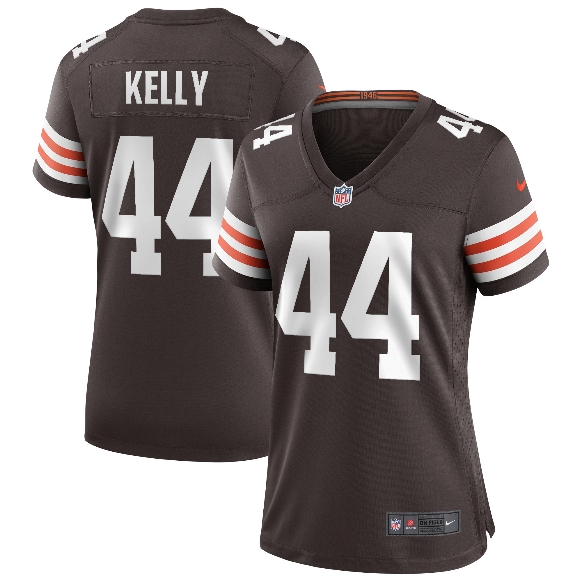 Leroy Kelly Cleveland Browns Womens Game Retired Player Jersey - Brown Nfl