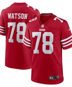 Leroy Watson 78 San Francisco 49ers Home Game Player Jersey - Scarlet