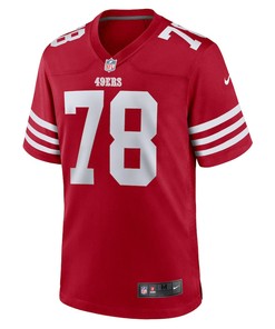 Leroy Watson 78 San Francisco 49ers Home Game Player Jersey - Scarlet