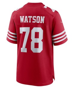 Leroy Watson 78 San Francisco 49ers Home Game Player Jersey - Scarlet