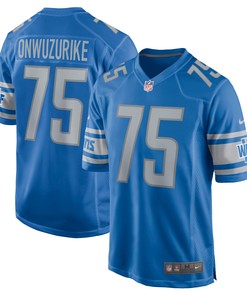 Levi Onwuzurike Detroit Lions Game Jersey - Blue Nfl