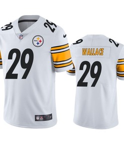 Levi Wallace 29 Pittsburgh Steelers White Vapor Limited Jersey