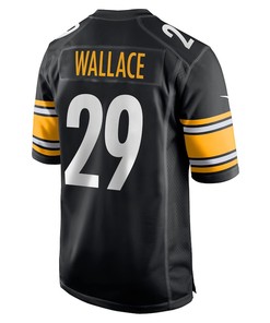 Levi Wallace Pittsburgh Steelers Game Player Jersey - Black