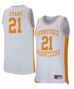 Lew Evans 21 Tennessee Volunteers Retro Elite Basketball Men Jersey - White