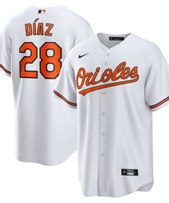 Lewin Díaz 28 Baltimore Orioles Home Men Jersey - White