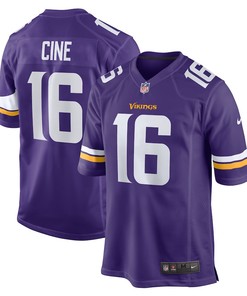 Lewis Cine 16 Minnesota Vikings 2022 Draft First Round Pick Game Jersey In Purple