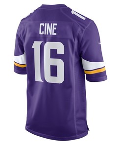 Lewis Cine 16 Minnesota Vikings 2022 Draft First Round Pick Game Jersey In Purple