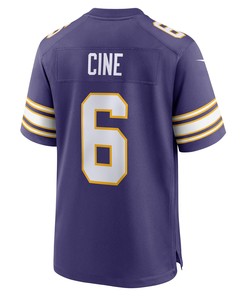 Lewis Cine 6 Minnesota Vikings Classic Game Men Jersey - Purple