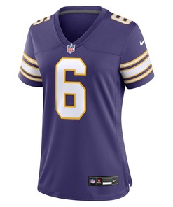 Lewis Cine 6 Minnesota Vikings Women's Classic Game Jersey - Purple