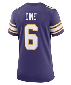 Lewis Cine 6 Minnesota Vikings Women's Classic Game Jersey - Purple