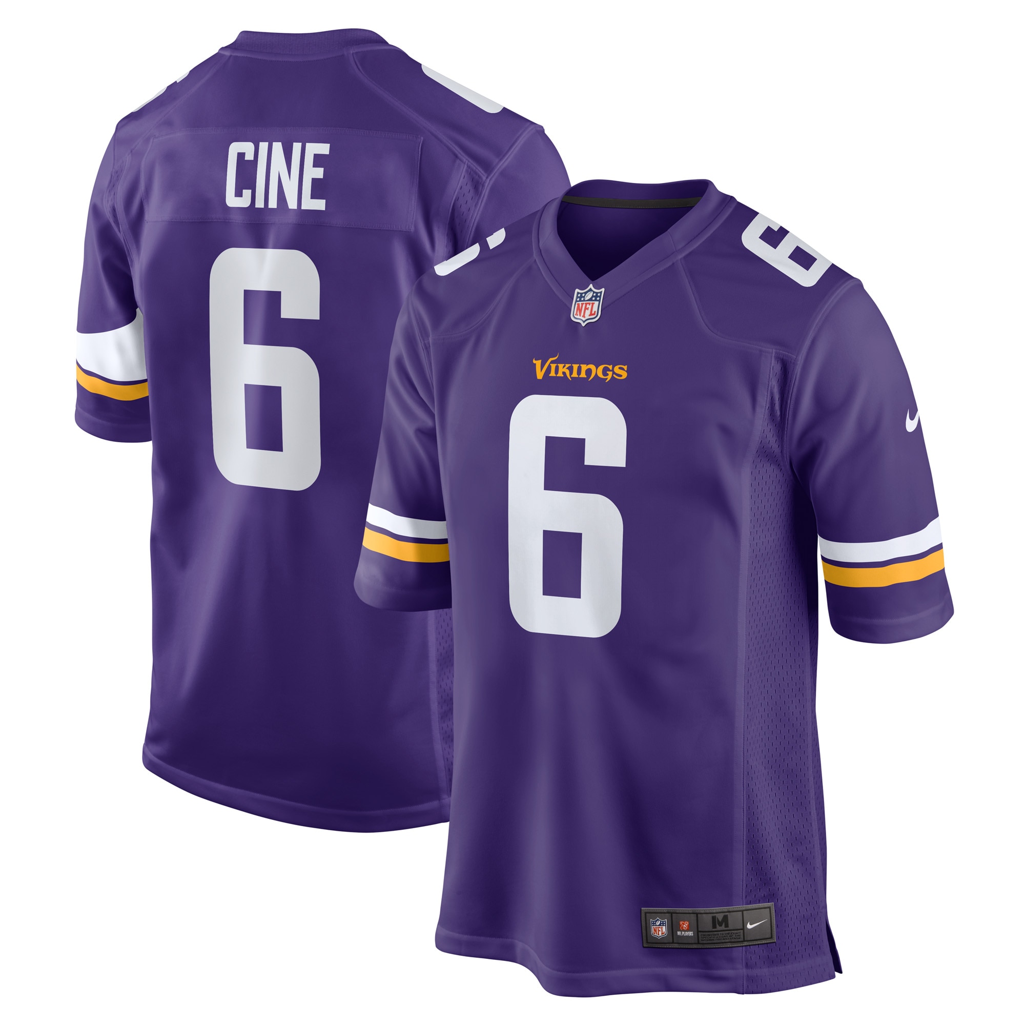 Lewis Cine Minnesota Vikings 2022 Nfl Draft First Round Pick Game Jersey - Purple