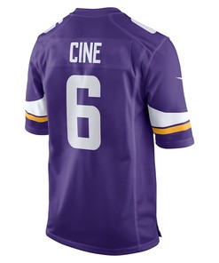 Lewis Cine Minnesota Vikings Game Player Jersey - Purple