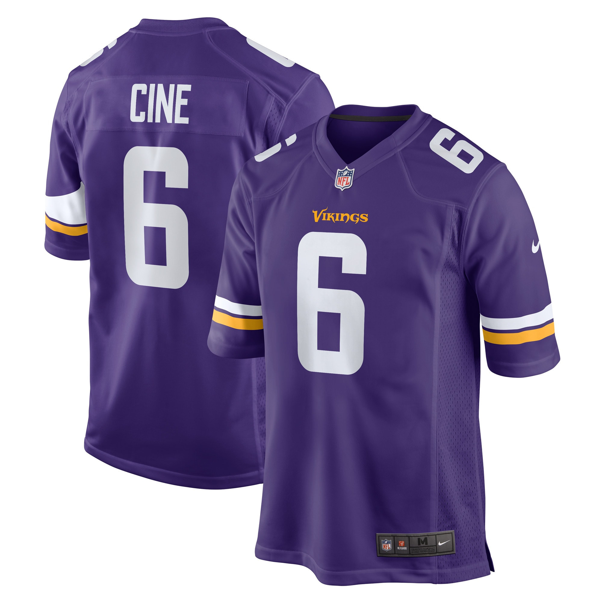 Lewis Cine Minnesota Vikings Game Player Jersey - Purple Nfl