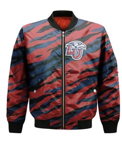 Liberty Flames Bomber Jacket Sport Style Keep Go On - NCAA