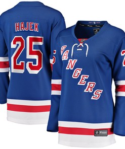 Libor Hajek New York Rangers Fanatics Branded Womens 2017/18 Home Breakaway Jersey - Blue Nhl