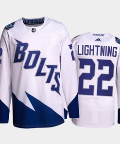 Lightning 2022 Stadium Series White Primegreen Jersey, Men Jersey