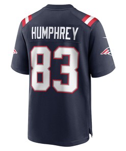 Lil'Jordan Humphrey New England Patriots Game Player Jersey - Navy
